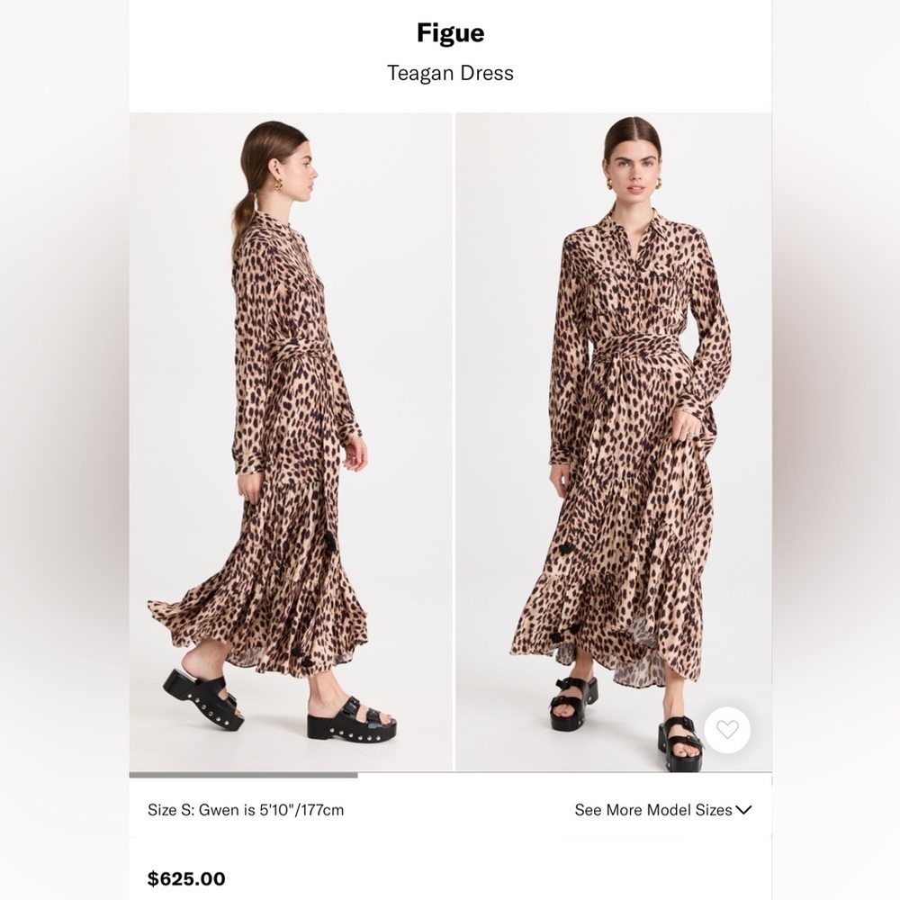 F6 Figue Teegan Leopard Dress